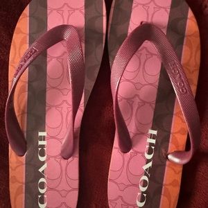 Authentic Coach Flip Flops